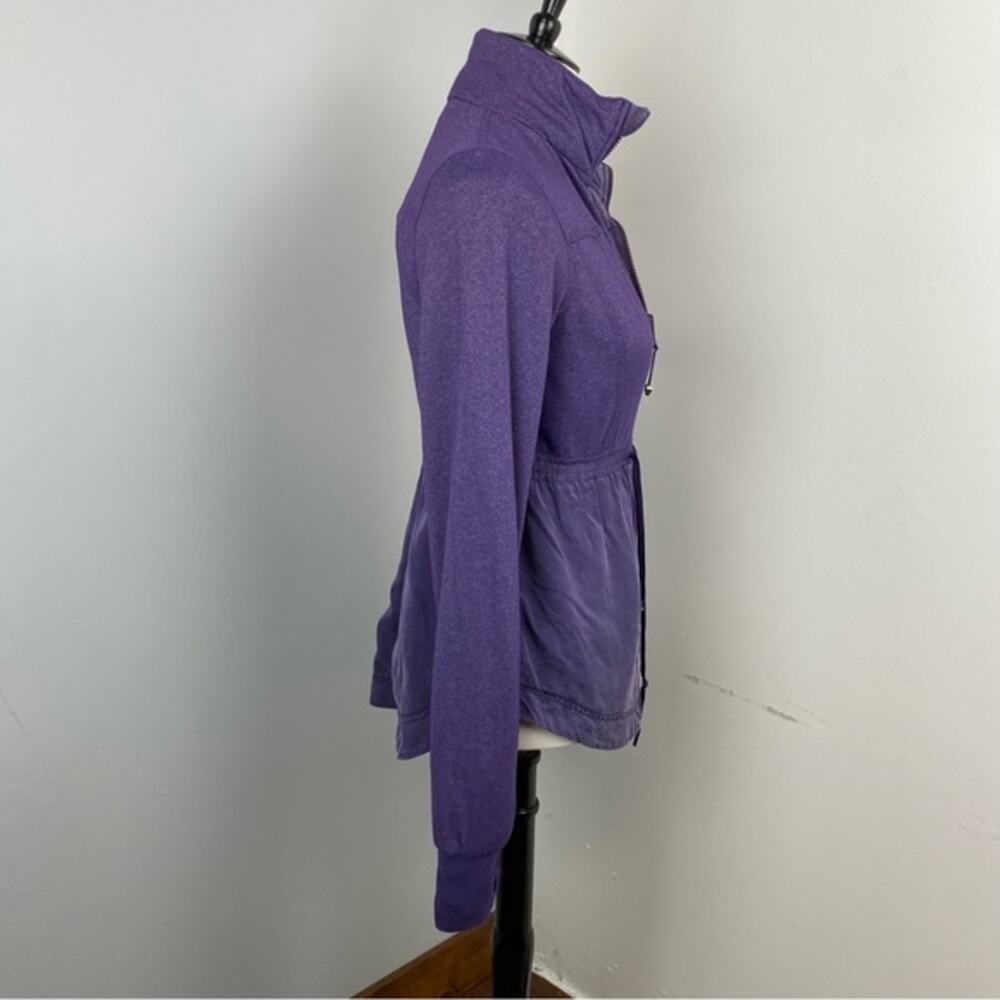 Lululemon Inner Peace Reversible Jacket Concord Grape Sz 6 Full Zip - Picture 8 of 15